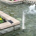 1.2W Solar Fountain Pump for Bird Baths Summer Solar Panel with 3m Long Cable and 8 Nozzle Attachments Garden Fountain.