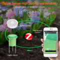 Tuya Zigbee 3.0 Smart Soil Sensor IP66 Waterproof for Garden Automatic Temperature & Moisture Detection with App Remote Control. 