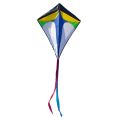 Diamond Shaped Kite with Long Tail Colorful Flight Kite Easy To Fly Primary Stunt Kite Enhance Coordination for Children Kids. 