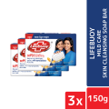 Lifebuoy Skin Cleansing Soap Bar Care 150g (Bundle of 3). 