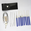 TSNEW Lock Pick Set Broken Key Remove Auto Locksmith Tools Key Extractor Lock Picks Hand Tools. 