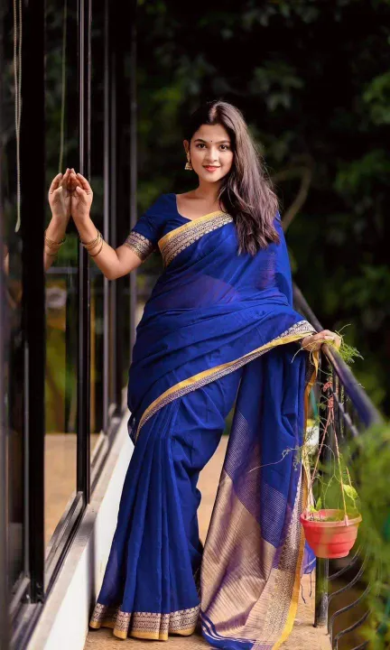 Eid%20Special%20Elegant%20Design%20Halfsilk%20Nilanjana%20Saree%20-%20Image%204