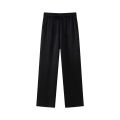 Women's Double-Breasted Loose Blazer Coat and High Elastic Waist Wide Leg Pants, Female Two Piece Sets, Fashion. 