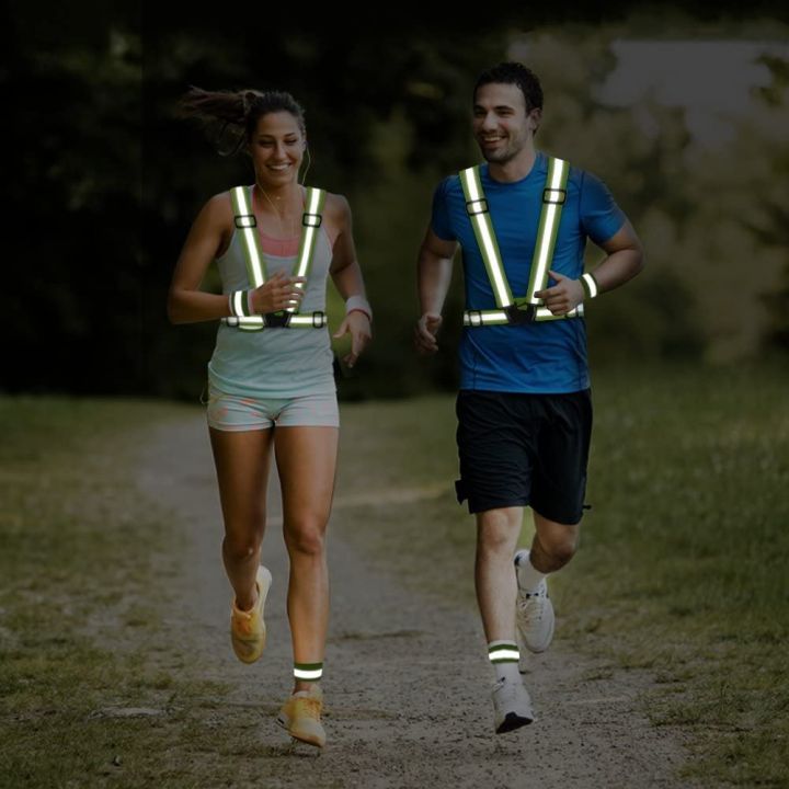 Mesh Stretch Reflective Belt Reflective Strap Belt Safety Vest Reflection Safety Belt