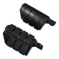 Motorcycles1-1/4" Bars Highway FootPegs Mount Clamp Footrest Pedal moto accessories For Harley Street Glide Road King Electra. 