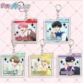Tamon's B-Side Acrylic Keychain Tamon Fukuhara Utage Kinoshita Anime Pendant Car Key Chain Bag Charm Otaku Fans Collection . 