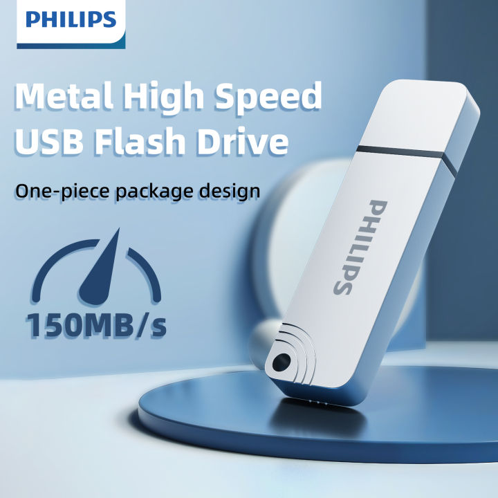 Philips High Speed Flash Drive USB3.0 Metal Pen Drive 512GB High Speed USB Flash Drive 256GB 128GB 64GB Storage USB Flash Drive