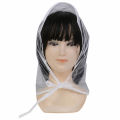 1Pcs Protect Hairstyle Rain Hat Plastic Bonnet For Women And Lady Clear Keep You Hair Looking Perfect Even After A Rain Shower. 