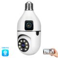 Mini PTZ Bulb Camera Dual Lens full HD. 