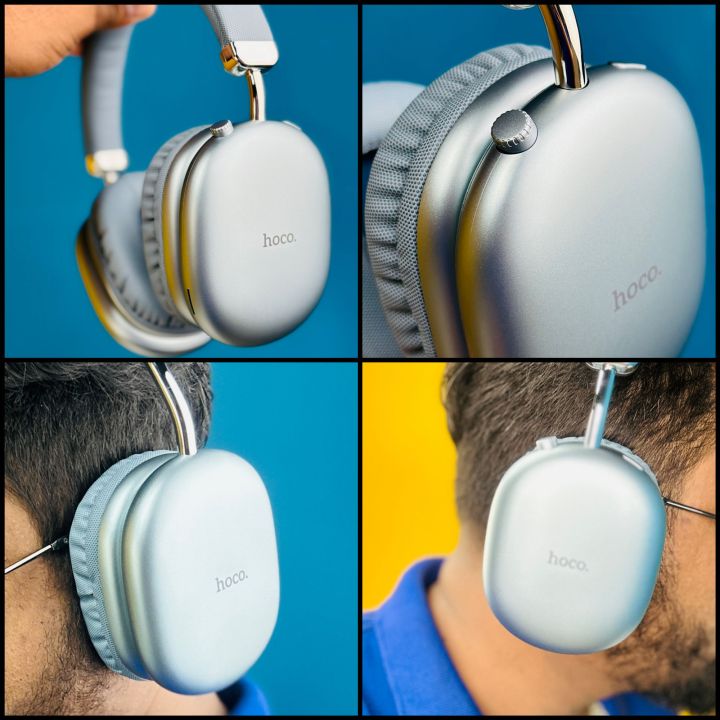 Hoco W35 Max Wireless Bluetooth Headphone – Premium HiFi Sound, Advanced ANC, 60H Battery, Foldable Comfort for Travel & Work