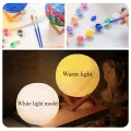 DIY LED Moon Light Galaxy Light, DIY Moon Night Light, Girl, Boy, Child, Woman Birthday Gift, Bedroom Decoration (Warm Light). 
