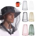 Outdoor Fishing Cap Mosquito Head Cover Mesh Net Face Protector Gardening Hat Bee Insect-proof Hat for Travel Hiking Camping Cap. 