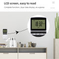 Electronic Timer Socket LCD Digital Timer Switch EU FR US UK AU Plug Timers 7Day 12/24 Hour Programmable Control Timing Outlet.