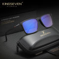 KINGSEVEN Design Blue Light Blocking Men Women Classical Retro Eye Protection Reduces Eye Strain Square Optical Lens Eyeglasses. 