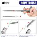 Booms Fishing Portable Aluminum Tube Hook Detacher Portable Fish Hook Out Extractor Lure Hook Separator Fishing Tackle.