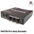 Matin 3 Band Car Preamplifier, Adjustable Microphone with Echo Function. Can Mix and Combine Music Sounds. Includes One Microphone.. 