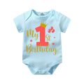 My First Birthday Romper For New Born Baby's First Birthday celebration 4 Colours Available. 