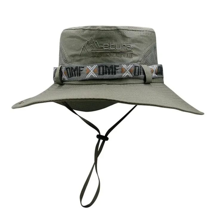 Summer%20Men%20Bucket%20Hat%20Outdoor%20UV%20Protection%20Wide%20Brim%20Panama%20Safari%20Hunting%20Hiking%20Hat%20Mesh%20Fisherman%20Hat%20Beach%20Sunscreen%20Cap%20-%20Image%207
