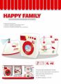 JUMBO SIZE HAPPY FAMILY BRAND B/O WORKING 3 PIECE HOUSE HOLD SET (RANDOM COLORS). 