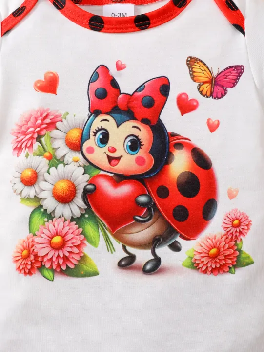 0-24Months%20Infant%20Girl%20Cute%20Summer%20Outfits%20Short%20Sleeved%20Ladybug%20Romper+Polka%20Dot%20Shorts+Headband%203PCS%20Cute%20Toddler%20Clothing%20Set%20-%20Image%204