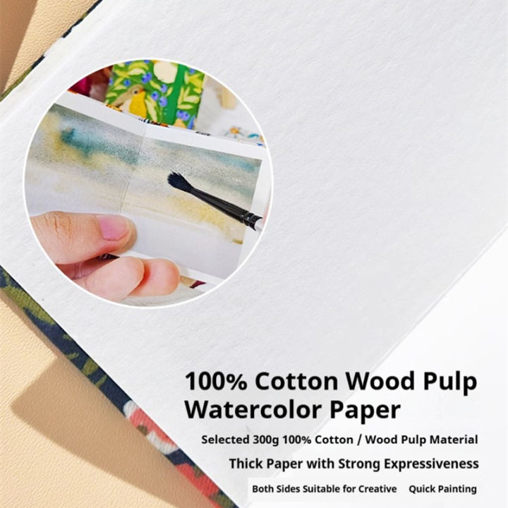 POTENTATE%20Watercolor%20100%25%20Cotton%20Paper%20Pad%20Watercolor%20Journal%20Drawing%20Book%20Hand%20Notebook%20Artists%20School%20Sketchbook%20Drawing%20Paper%20-%20Image%204