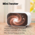 Desktop Electric Heater 600W Fast Heating Constant Temperature Wide-angle Warm Supply Low Noise Mini Home. 