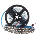 5m RGB Colored Light WS2812B 5050 RGBIC 5V Smart Waterproof LED Strip Individually Addressable IC 30/60/144Pixels/Leds/m Light. 