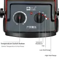 3000W Portable Industrial Electric Heater 220V Thermostat Air Warmer Radiator Room Fast Heat 3 Gear Adjust Overheat Protection. 