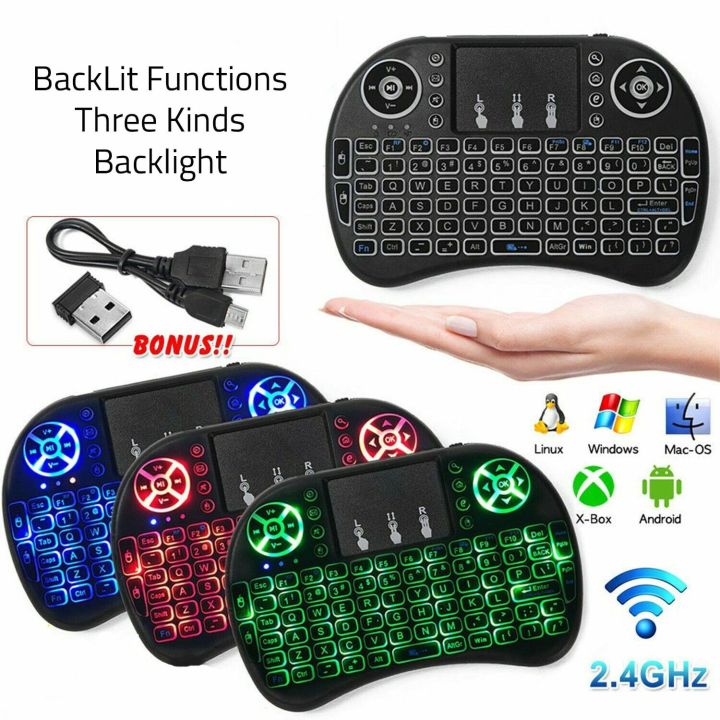 Wireless%20Keyboard%20with%20Touchpad%20Mouse%20Use%20for%20Windows%20PC,%20Android%20TV%20Box,%20Slideshow%20Presenter,%20and%20More%20Keypad%20Features%20Enhanced%20Function%20Keys%20LED%20Backlighting%20-%20Image%204