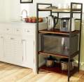 Waseeh online Premium quality luxury Non-punching Kitchen Shelves Rack. 