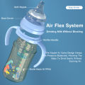 Dr.isla 160/240ML PPSU Baby Bottle Double Handle Infant Drop-proof Baby Wide-caliber Milk Bottle Newborn Feeding Bottle BPA Free. 