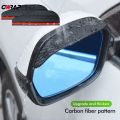 2PCS Car Rearview Mirror Rain Eyebrow Carbon Fiber Rain Shield Sun Shade Clear Vision Protector for Auto Mirror Accessories. 