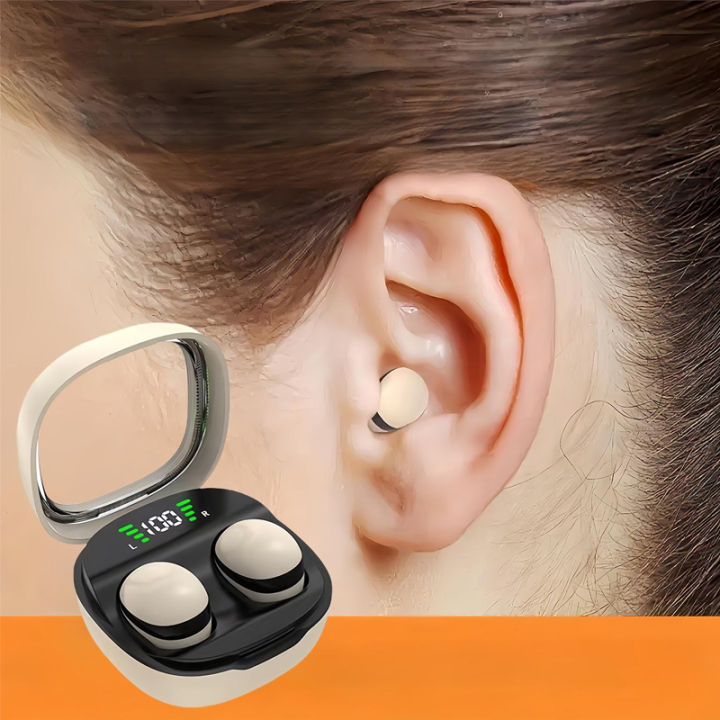 MINI13-5.3 Wireless Bluetooth Headset Small Earbuds Sleep Work Sports Invisible Headphones HD HIFI Bass Sound Quality Earphones