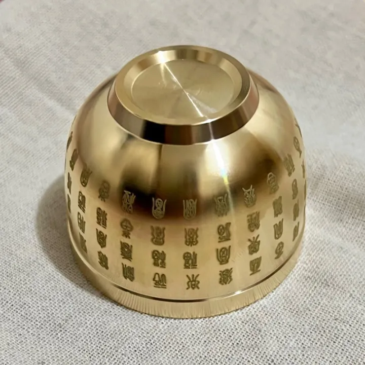 Gold%20Feng%20Shui%20Hundred%20Blessings%20Bowl%20Fine%20Workmanship%20Meaningful%20%20Copper%20Materials%20Exquisite%20Mini%20-%20Image%203
