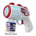 Unicorn children's electric bubble gun, toy bubble machine, automatic soap blowing machine with lights, outdoor party game, new. 