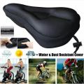 Original High Quality 3D soft Extra Thickened bicycle seat cover breathable cycle saddle seat comfortable mountain bike foam seat cover gel cover adjustable cover Soft Gel Bike Seat Cover Soft Gel Bicycle Seat Bike Saddle Cushion Seat Cushion. 