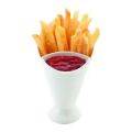 Premium Quality French Fries Dipping Cup Cone Ketchup Salad Cup ,good quality cup , double sided cup , stylish cup, gifts cup good quality salad and extra things cup. 