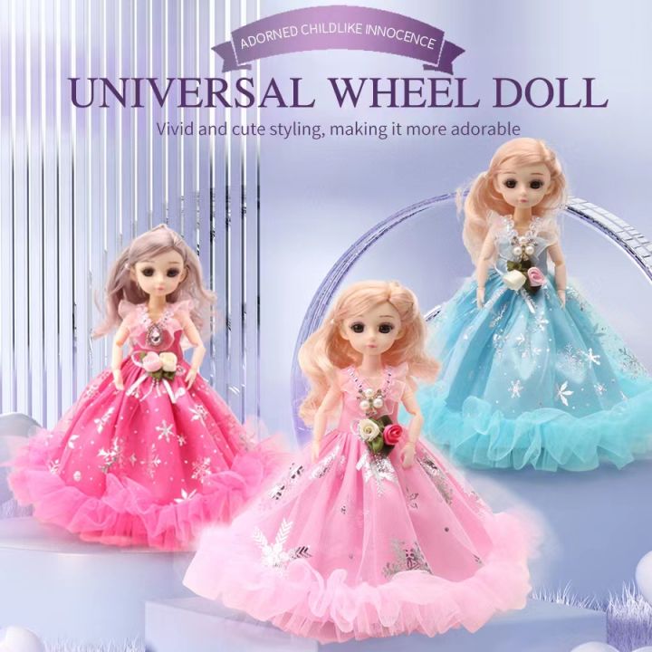 Electric  Dancing Angel Doll Fashion Wedding Dress Princess Music Singing With LED Light  For Girls And Kids Birthday Gift