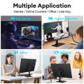 ZEUSLAP Rotating Portable Monitor Desk Metal Stand Holder For VESA Mount Monitor. 