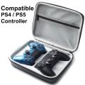 For PS5 / PS4 Controller Case, Dual Gaming Controller Protective Hard Shell, PS5 Two Controllers Travel Carrying Bag with Room. 