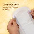 NIINE Dry Comfort Ultra Thin XL Sanitary Pads for Women | 06 Pads, Pack of 1 | 282mm Long | Fast Absorption | Prevents Wetness & Leakage | Enjoy Leak-Free Periods | With Fluid Lock Technology | Disposable Bag Inside. 