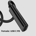 USB 3.1 Type C USB C Laptop Charger Power Adapter Converter USB Type C Female to 4.0*1.35 5.5*2.5 4.5*3.0 4.0*1.7mm Dc Plug Jack.