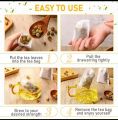 Empty Tea Bag Nylon Mesh Material Teabags With String Heal Seal Filter Bag for Herb Loose Tea. 