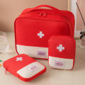 3 Pcs/set Portable Medical Storage Bag Camping Emergency First Aid Kit Organizer Home Outdoor Travel Bag. 