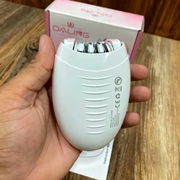 DALING%20DL-6032%20Epilator%20for%20Women,%20Cordless%20Facial%20Hair%20Removal%20with%20LED%20Light,%202%20Speeds,%20Electric%20Trimmer%20Tweezer%20for%20Face%20Legs%20Arms%20Underarm%20Armpit%20Bikini,%20Painless%20Smooth%20Glide%20Mini%20Epilator%20Shaver%20for%20Travel%20-%20Daling%20Ladies%20Hair%20Shaver%20-%20Image%204