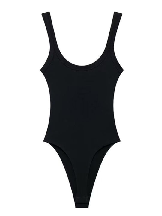Women's%20Skinny%20Ribbed%20Bodysuits%20O%20Neck%20Straps%20Snap-Button%20%20Fashion%20Female%20Playsuits%20Comfortable%20Stretchy%20Clothing%20-%20Image%203