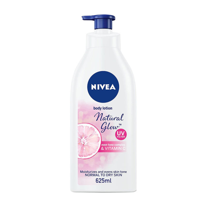 Nivea Natural Glow Moisturizes And Evens Skin Tone Body Lotion 625ml