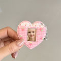 INS Korean Style Photo Card Holder Cute 1 inch ID Photo Storage Display Pendant Keychain Ornaments Star Chasing Girl .