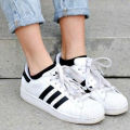 Women and Girls Latest Collection Stylish White Casual Shoes Sneakers. 