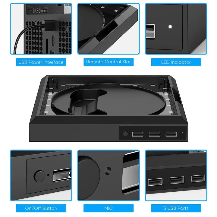 RGB%20Light%20Stand%20Station%20for%20Xbox%20Series%20X/S%20Console%20With%203%20Ports%20USB%20Hub%20Colorful%20LED%20Base%20For%20Xbox%20Series%20X/S%20Game%20Accessories%20-%20Image%205